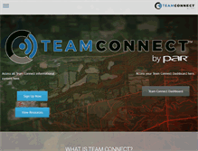 Tablet Screenshot of goteamconnect.com